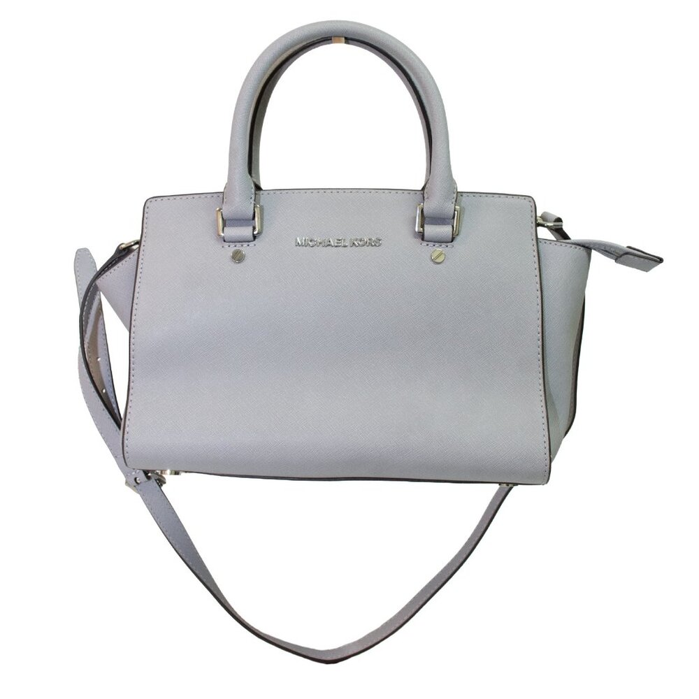 Michael Kors Gray Medium Saffiano Leather Tote